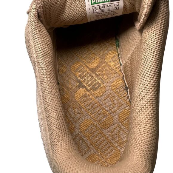 Puma Suede Classic XXI Sneakers Women's Size 8 Tan Skater Grunge Goth Activewear - Picture 5 of 8